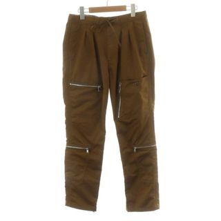 ノンネイティブ(nonnative)のnonnative キューブテックスイージーパンツ 1 S 茶(スラックス)