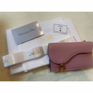 ディオール(Christian Dior) 名刺入れ/定期入れ(レディース)（ピンク