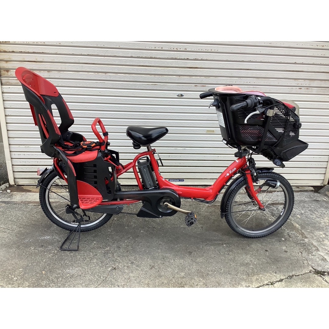 ヤマハ新機種電動アシスト自転車pas kiss20インチ レッドアルミボディー
