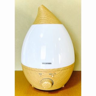 アイリスオーヤマ(アイリスオーヤマ)の送込！アイリスオ-ヤマ しずく型超音波加湿器 LEDイルミネーション搭載(加湿器/除湿機)