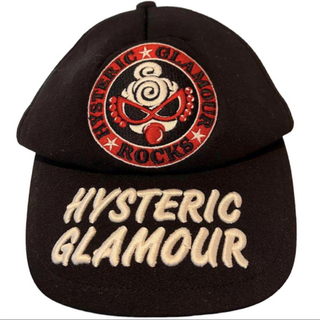 ヒステリックグラマー(HYSTERIC GLAMOUR)の❤️HYSTERIC GLAMOUR❤️ロゴ刺繍 メッシュ キャップ(帽子)