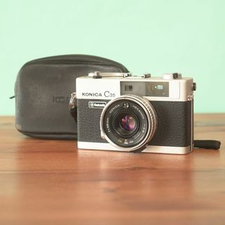 コニカミノルタ(KONICA MINOLTA)の完動品◎KONICA C35 Flash matic フィルムカメラ #040(フィルムカメラ)