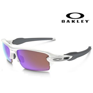 オークリー(Oakley)の【新品】 国内正規品 OAKLEY oo9271-10 FLAK 2.0 オークリー ゴルフ サングラス 9271-10 フラック2.0 PRIZM GOLF アジアンフィット 日本正規品 ホワイト 白(サングラス/メガネ)