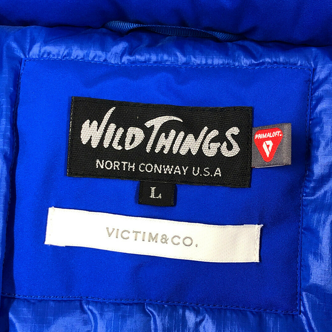 VICTIM(ヴィクティム)のVICTIM ヴィクティム ×WILD THINGS HAPPY JACKET ハッピージャケット ブルー サイズL 正規品 / 33012 メンズのジャケット/アウター(その他)の商品写真