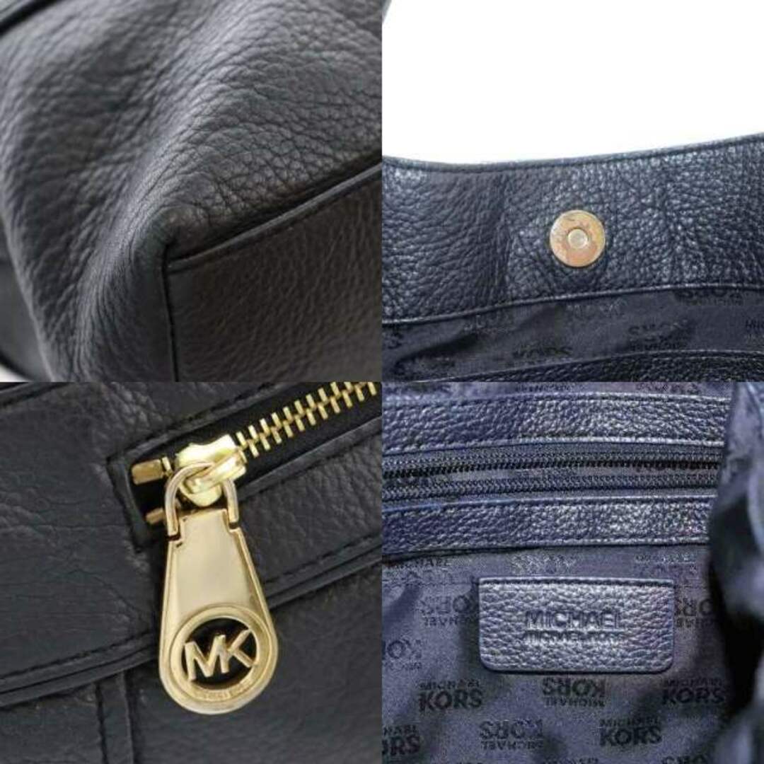 Michael Kors(マイケルコース)のマイケルコース 2way ショルダーバッグ ハンドバッグ レザー 黒 ブラック レディースのバッグ(ショルダーバッグ)の商品写真