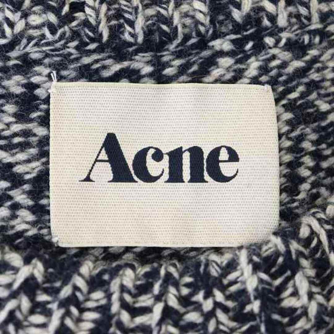 ACNE(アクネ)のAcne ruth twisted クルーネックニット セーター XS 紺 レディースのトップス(ニット/セーター)の商品写真