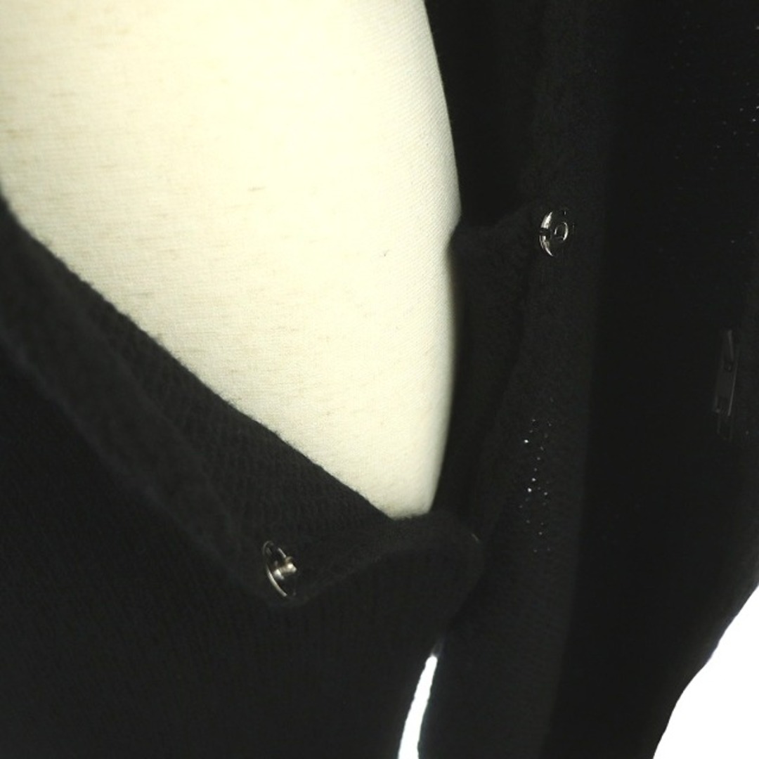 nude:masahiko maruyama(ヌードマサヒコマルヤマ)のヌードマサヒコマルヤマ ウール ニット ジップ ロングコート アウター 0 黒 メンズのジャケット/アウター(その他)の商品写真