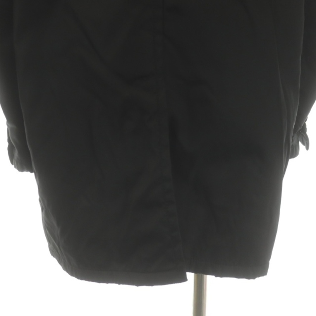 PRADA(プラダ)のプラダ レイヤーデザイナイロンコート ロング 中綿 46 黒 ブラック ■SH メンズのジャケット/アウター(その他)の商品写真