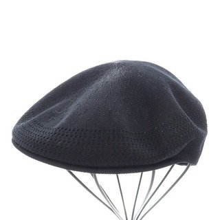 カンゴール(KANGOL)のKANGOL ハンチング 帽子 TROPIC 504 VENTAIR S 黒(ハンチング/ベレー帽)