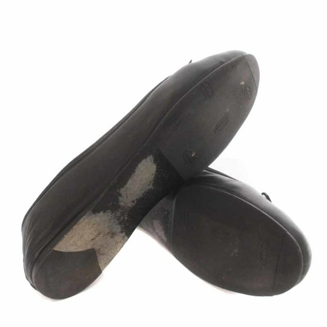 PRADA(プラダ)のプラダ バレエシューズ パンプス ナッパレザー 38.5 25.5cm 黒 レディースの靴/シューズ(バレエシューズ)の商品写真