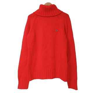 ラコステ(LACOSTE)のラコステ ニット セーター タートルネック 長袖 厚手 42 ■GY11(ニット/セーター)