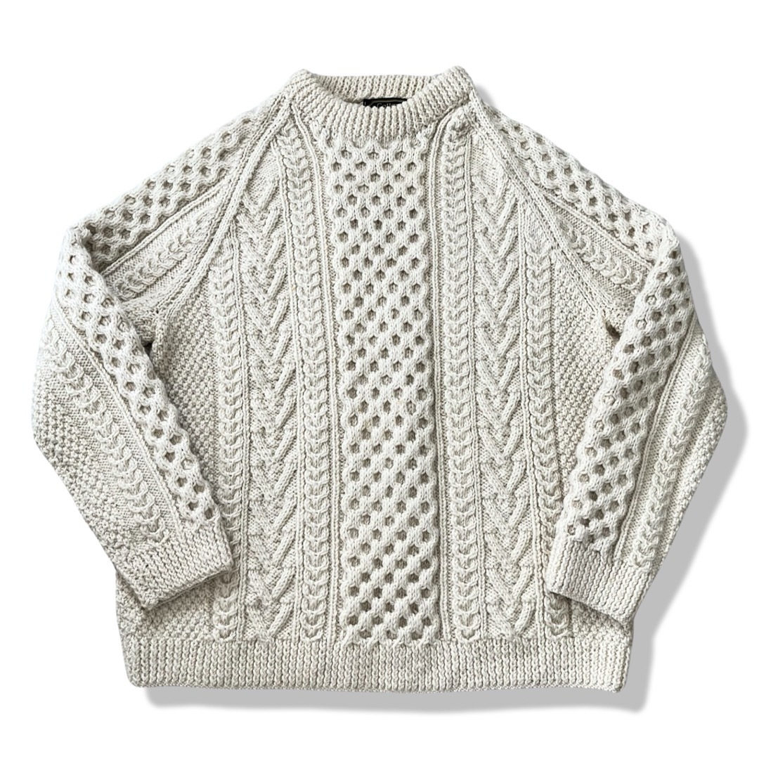 【ヴィンテージ】80s callan knitwear アランニットセーターバラクータ