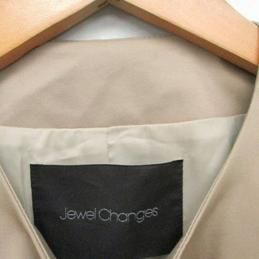 Jewel Changes(ジュエルチェンジズ)のジュエルチェンジズ Jewel Changes アローズ ノーカラー コート レディースのジャケット/アウター(その他)の商品写真