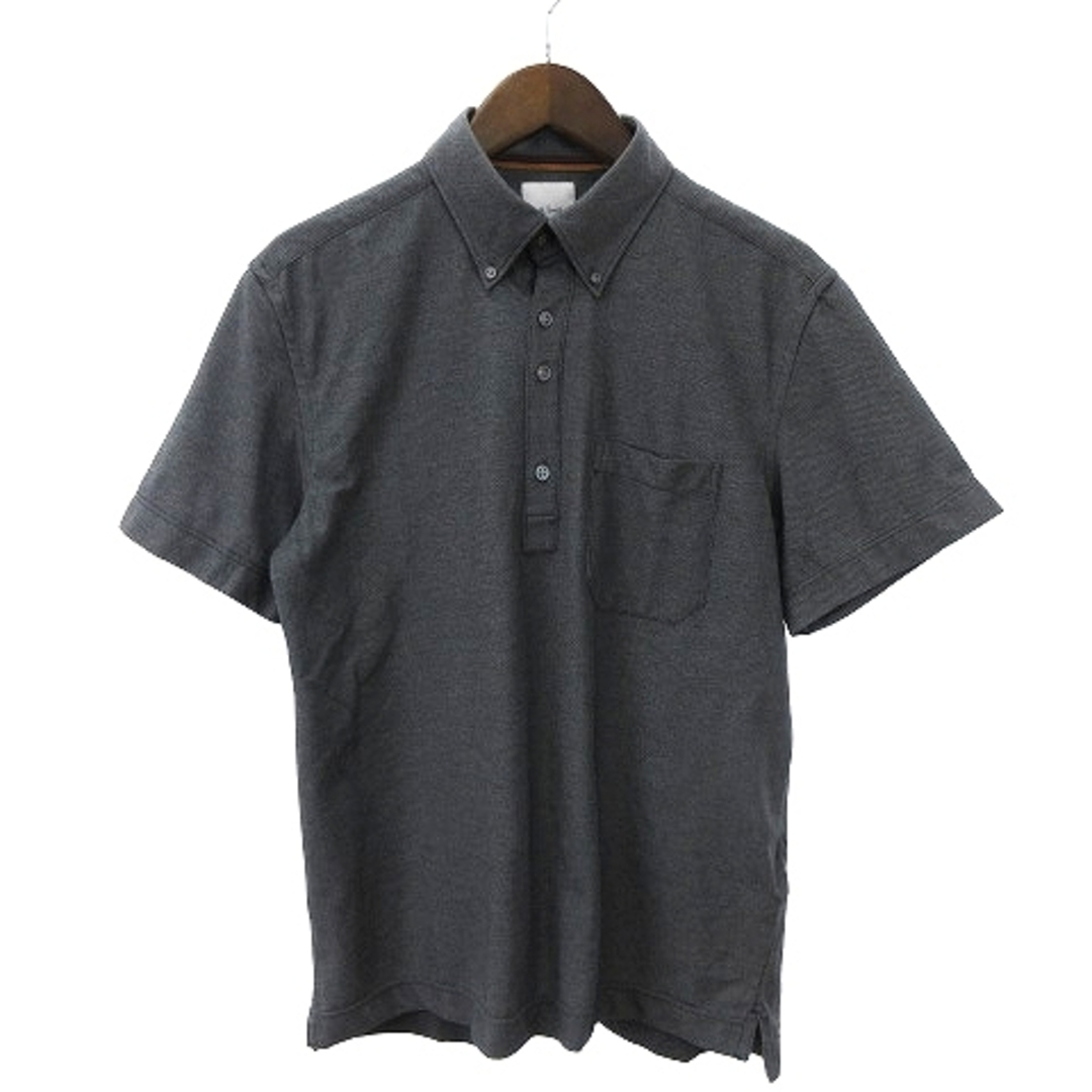 Paul Smith(ポールスミス)のポールスミス BUTTON DOWN ポロシャツ 半袖 グレー L ■SM1 メンズのトップス(ポロシャツ)の商品写真