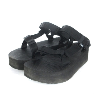 テバ(Teva)のテバ ストラップサンダル シューズ 厚底 黒 ブラック 23cm 靴 ■SM1(サンダル)