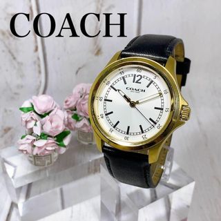 コーチ(COACH)の美品動作良好メンズウォッチ男性用腕時計コーチCOACHクォーツ海外2264(腕時計(アナログ))