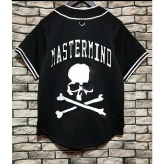 マスターマインドジャパン(mastermind JAPAN)のマスターマインド×ミッチェル&ネス★21AW バックスカルロゴベースボールシャツ(シャツ)