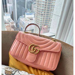 グッチ(Gucci)の❤️美品♦︎ グッチ GGマーモント ショルダーバッグ 443497(ショルダーバッグ)