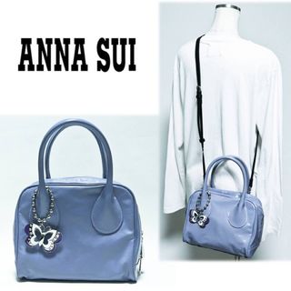 アナスイ(ANNA SUI)の《アナスイ》新品 蝶チャーム付 ラウンドクラッシュ 2wayショルダーバッグ(ショルダーバッグ)