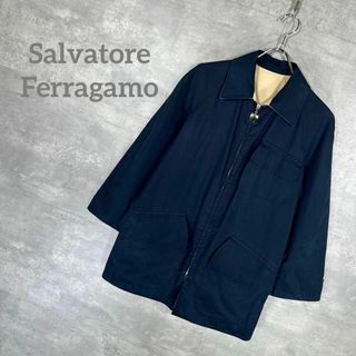 フェラガモ(Ferragamo)の『サルヴァトーレフェラガモ』(38)リバーシブルジャケット(毛皮/ファーコート)