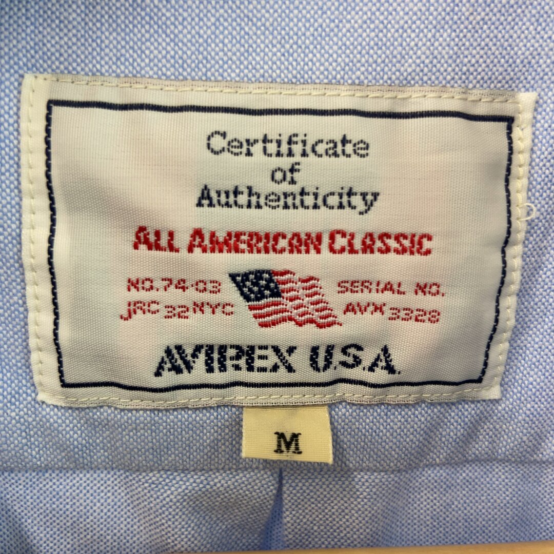AVIREX(アヴィレックス)のAVIREX メンズ アヴィレックス オックスフォード ボタンダウン シャツ メンズのトップス(シャツ)の商品写真