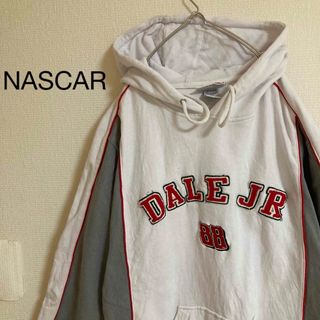 NASCAR刺繍スリーブロゴレーシングパーカーフーディースウェットトレーナー長袖(パーカー)