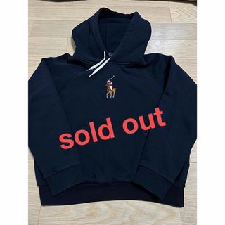 ポロラルフローレン(POLO RALPH LAUREN)のポロラルフローレン ビッグポニー パーカー ネイビー M(パーカー)