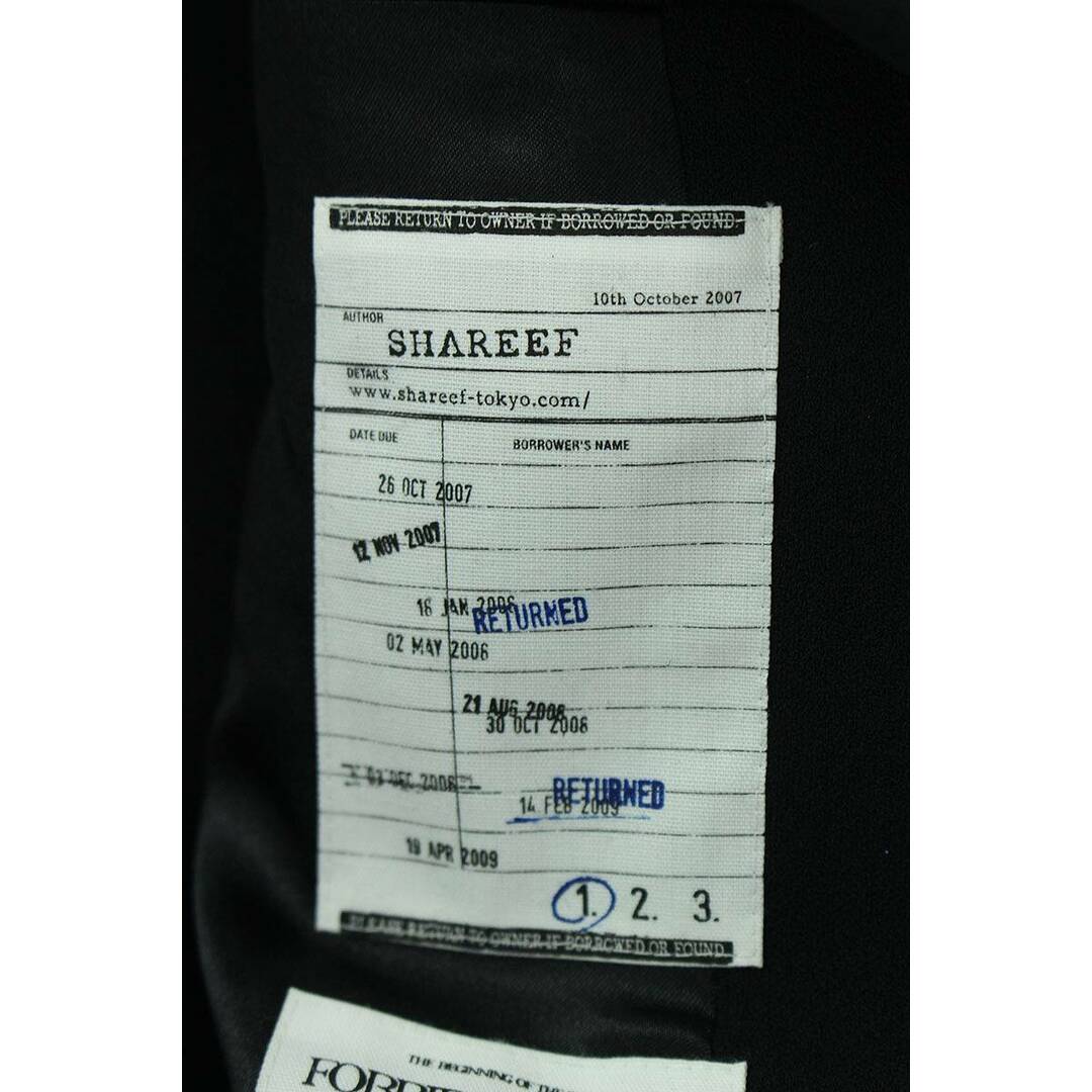 SHAREEF(シャリーフ)のシャリーフ  23311704 セミダブルテーラードジャケット メンズ 1 メンズのジャケット/アウター(テーラードジャケット)の商品写真