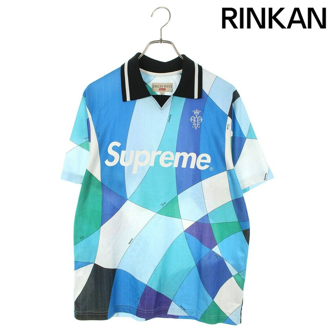 Supreme(シュプリーム)のシュプリーム ×エミリオプッチ EMILIO PUCCI  21SS  Soccer Jersey サッカージャージ―半袖ポロシャツ メンズ S メンズのトップス(ポロシャツ)の商品写真