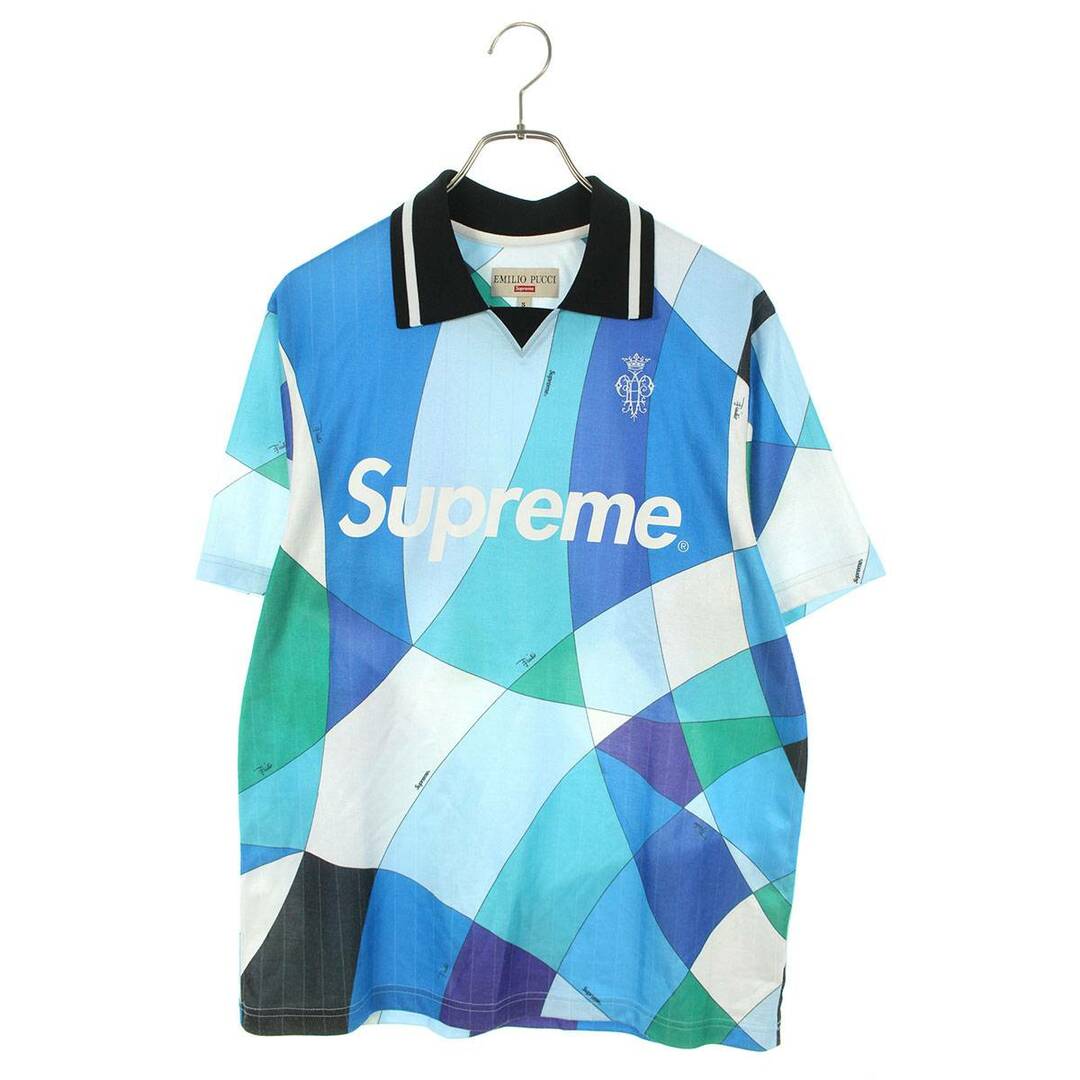 Supreme(シュプリーム)のシュプリーム ×エミリオプッチ EMILIO PUCCI  21SS  Soccer Jersey サッカージャージ―半袖ポロシャツ メンズ S メンズのトップス(ポロシャツ)の商品写真