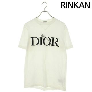 ディオール(Dior)のディオール  20AW  043J625B0554 DIOR AND JUDY BLAMEロゴ刺繍Tシャツ メンズ XXS(Tシャツ/カットソー(半袖/袖なし))