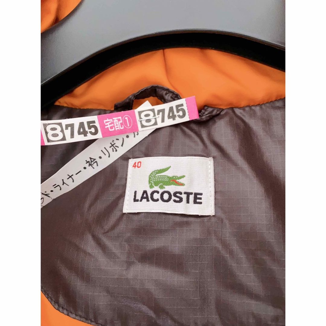 LACOSTE(ラコステ)のH027 極美品 ラコステ 40 ダウンコート レディース ダウンジャケット レディースのジャケット/アウター(ダウンジャケット)の商品写真