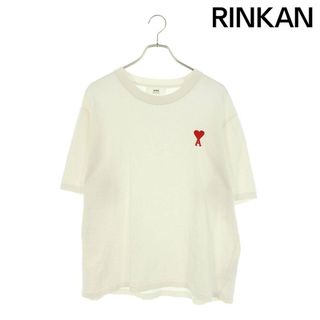 アミ(ami)のアミアレクサンドルマテュッシ  UTS004.726 ハートAロゴ刺繍Tシャツ メンズ L(Tシャツ/カットソー(半袖/袖なし))