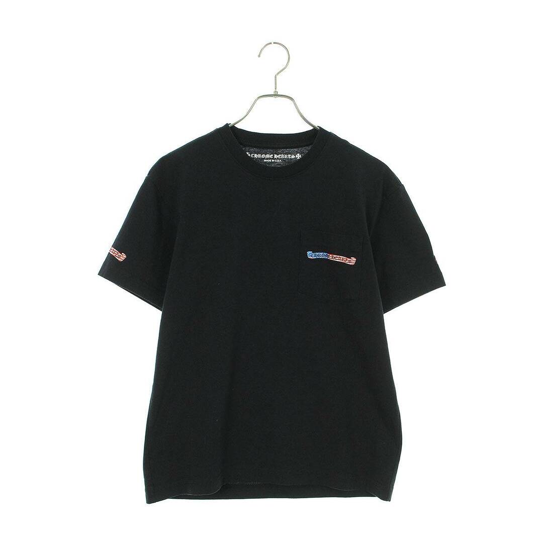 クロムハーツ  PPO US SCRL T-SHRT アメリカンフラッグロゴTシャツ メンズ Sメンズ