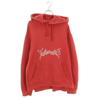 ヴェトモン(VETEMENTS)のヴェトモン  16AW  韓国限定 Fake Collection メタルロゴオーバーサイズパーカー メンズ S(パーカー)