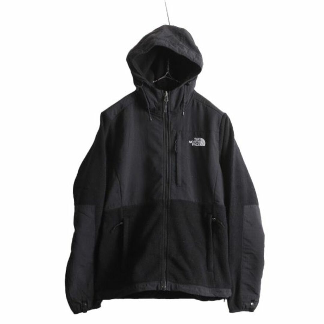 THE NORTH FACE(ザノースフェイス)のノースフェイス フード付き デナリ ジャケット レディース S The North Face Denali フリース ジャンパー ブルゾン アウトドア パーカー 黒 レディースのジャケット/アウター(ブルゾン)の商品写真