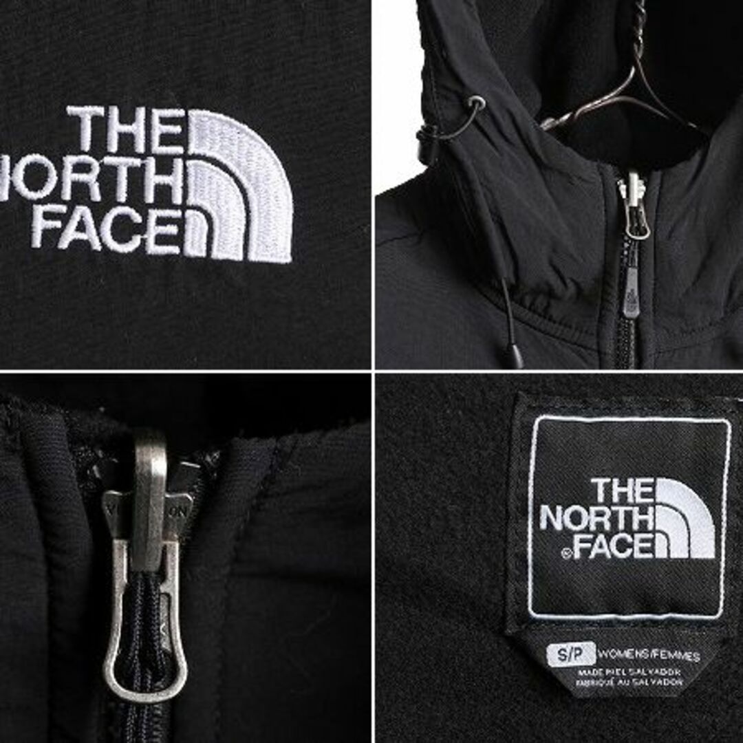 THE NORTH FACE(ザノースフェイス)のノースフェイス フード付き デナリ ジャケット レディース S The North Face Denali フリース ジャンパー ブルゾン アウトドア パーカー 黒 レディースのジャケット/アウター(ブルゾン)の商品写真
