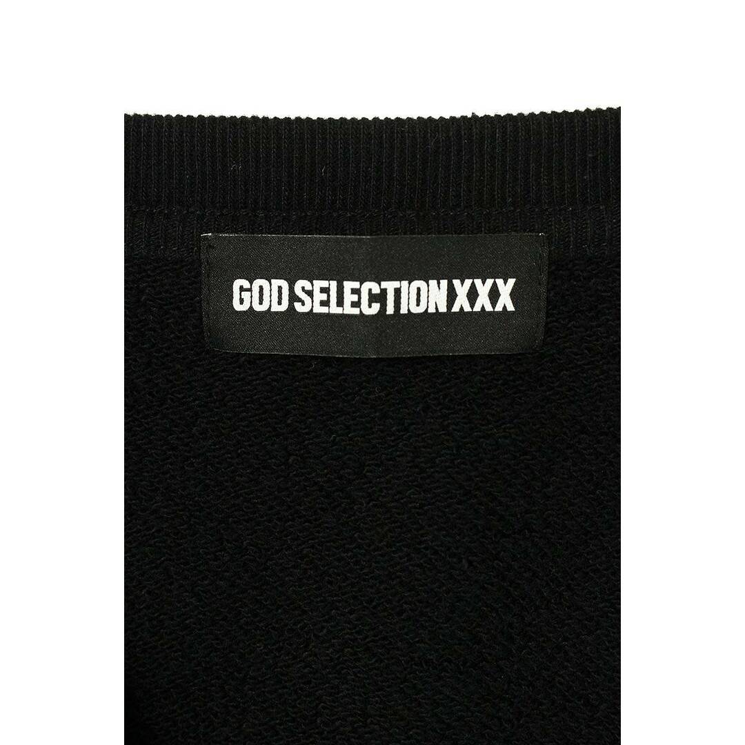 GOD SELECTION XXX(ゴッドセレクショントリプルエックス)のゴッドセレクショントリプルエックス  22SS ロゴラバーワッペンクルーネックスウェット メンズ L メンズのトップス(スウェット)の商品写真