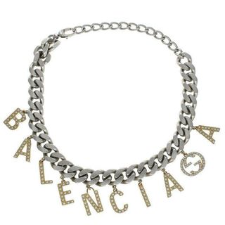 グッチ(Gucci)のグッチ ×バレンシアガ BALENCIAGA  The Hacker Script Choker ザハッカースクリプトチョーカーネックレス メンズ(ネックレス)