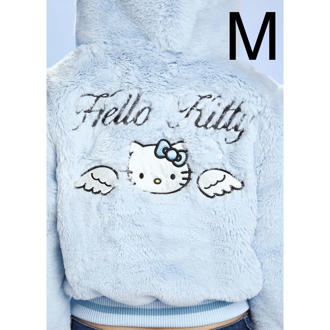 FOREVER 21(フォーエバートゥエンティーワン)のForever21 x Hello Kitty　キティ　ファーフーディー レディースのトップス(パーカー)の商品写真