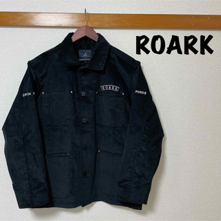 ロアークリバイバル(ROARK REVIVAL)のROARK ロアークリバイバル コーデュロイジャケット カバーオール 細畝 L(カバーオール)
