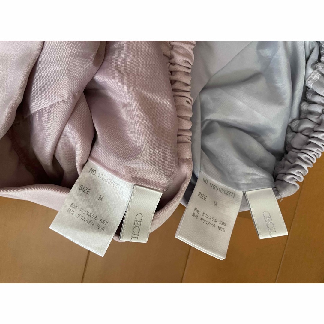 CECIL McBEE(セシルマクビー)のCECIL McBEE  フリル スカートパンツ2枚セット M レディースのパンツ(カジュアルパンツ)の商品写真