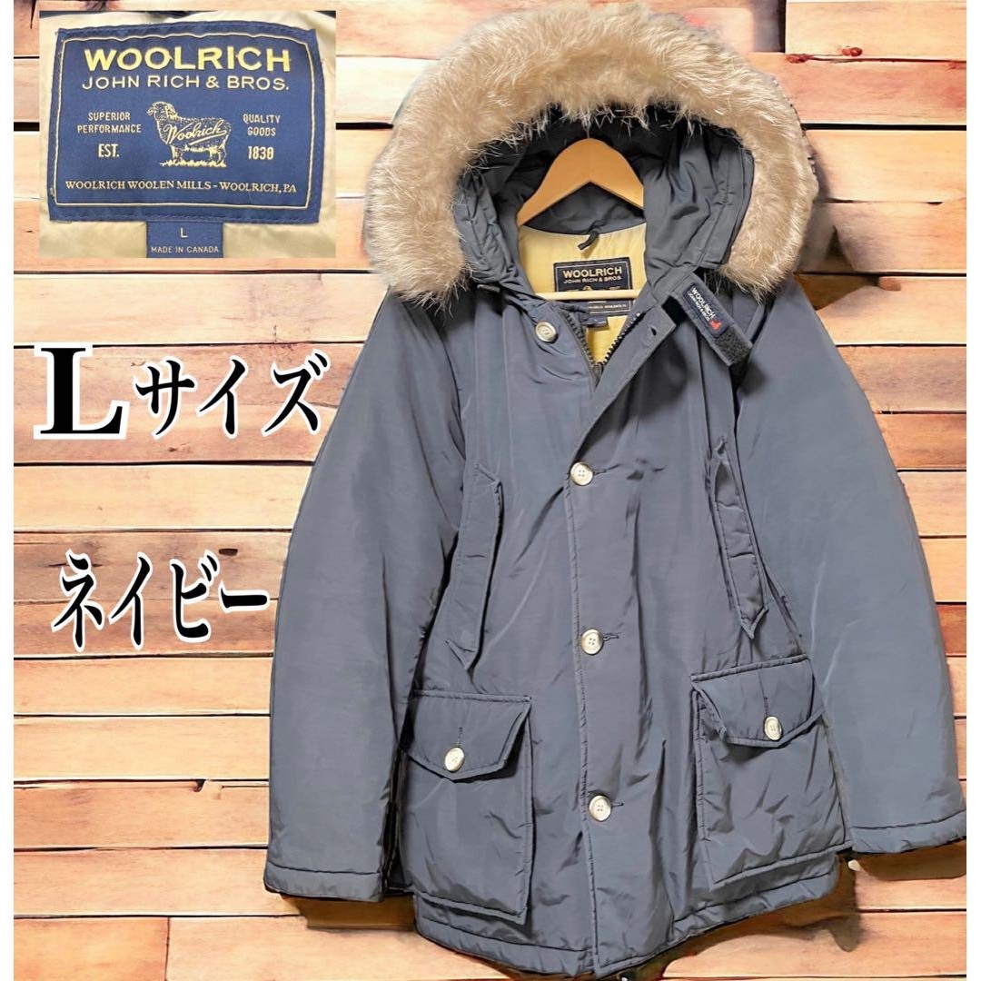 WOOLRICH - WOOLRICH アークティックパーカー L ダウン ネイビー