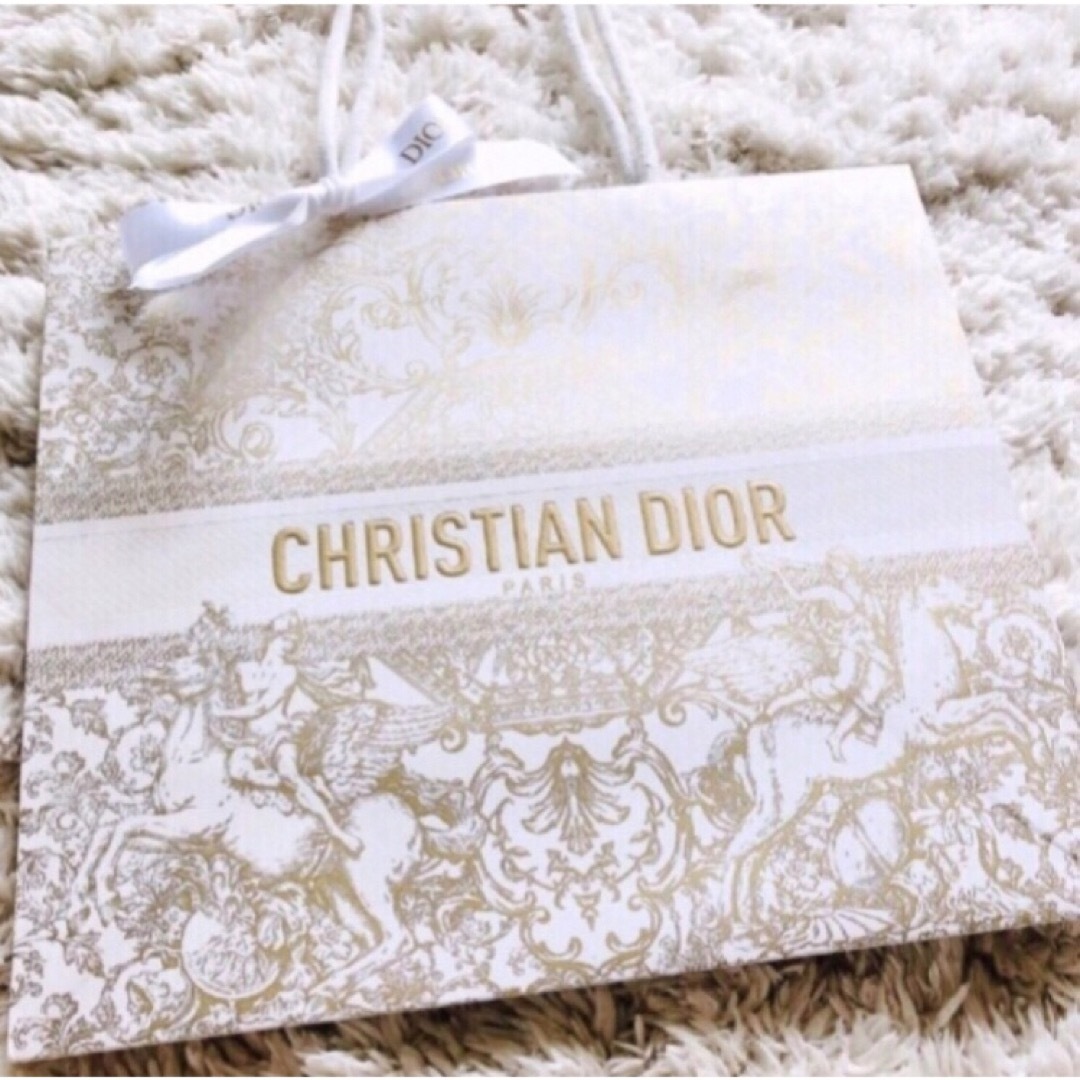 Dior(ディオール)の新品未使用　ディオール クリスマス限定 ショッパー 2023  紙袋 レディースのバッグ(ショップ袋)の商品写真