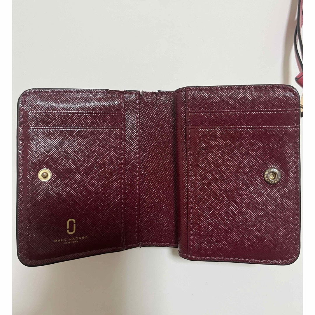 MARC JACOBS(マークジェイコブス)のマークジェイコブス 財布 二つ折り ピンク レディースのファッション小物(財布)の商品写真