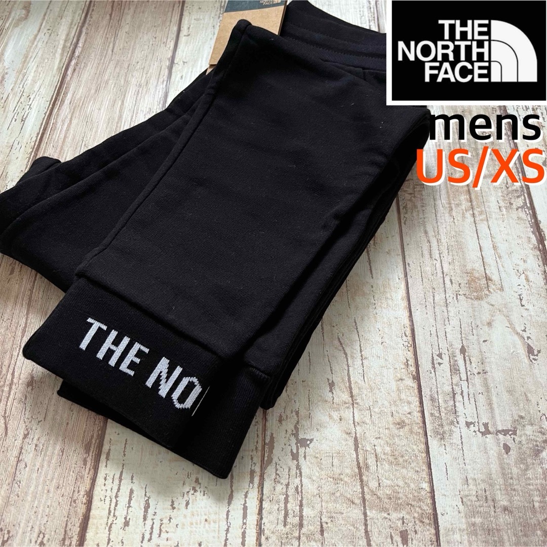 【海外限定】TNF ジョガーパンツ メンズ ブラック　US/XS　日本サイズS