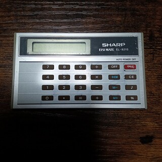 カシオ(CASIO)の1981年　CASIO　カード型　電卓(オフィス用品一般)