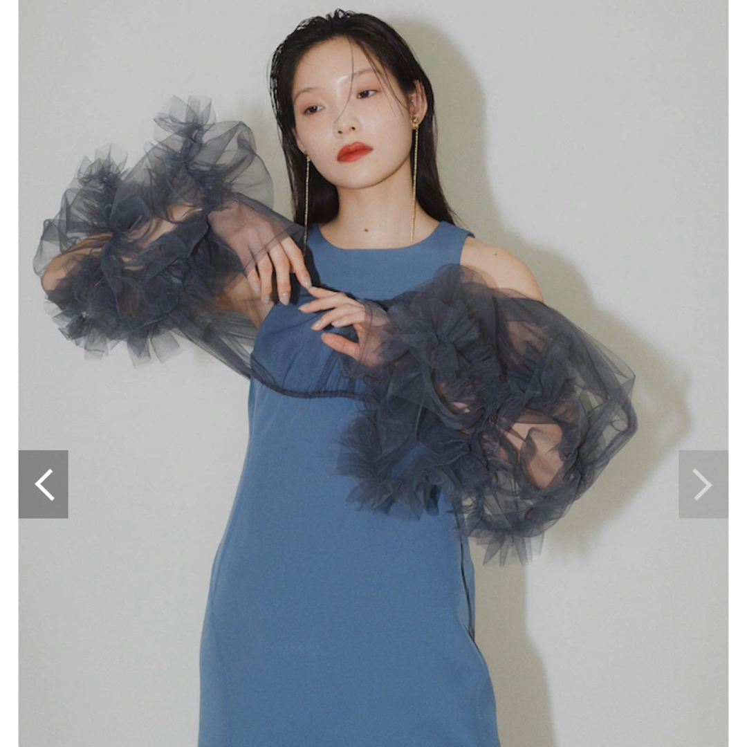 Knuth Marf tulle bolero one piece/beige(SNIDEL スナイデル Knuth Marf tulle bolero one piece/beige(SNIDEL スナイデル