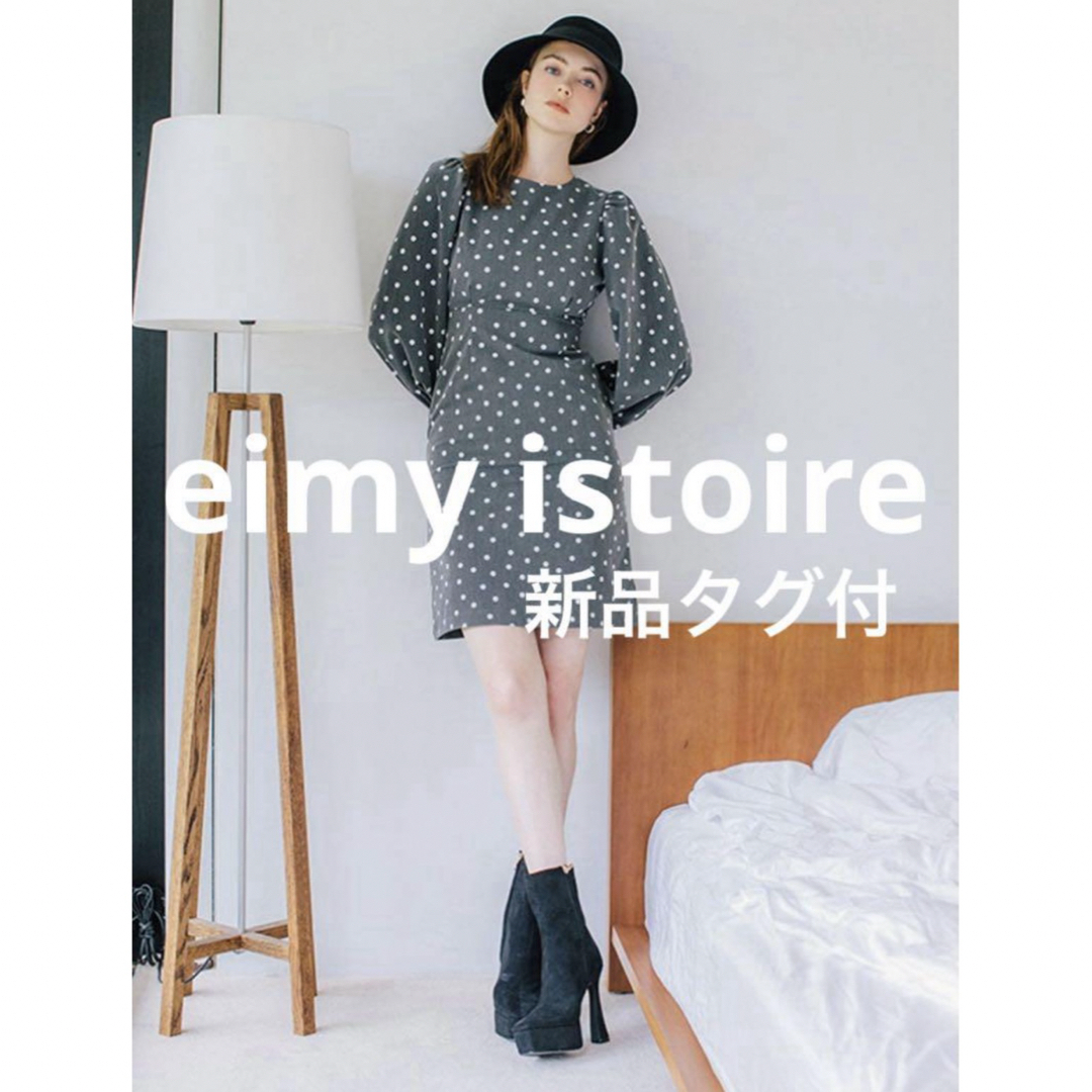 eimy istoire(エイミーイストワール)の綺麗なお姉さんのエイミーイストワール新品タグ付きお洒落ワンピース レディースのワンピース(ひざ丈ワンピース)の商品写真