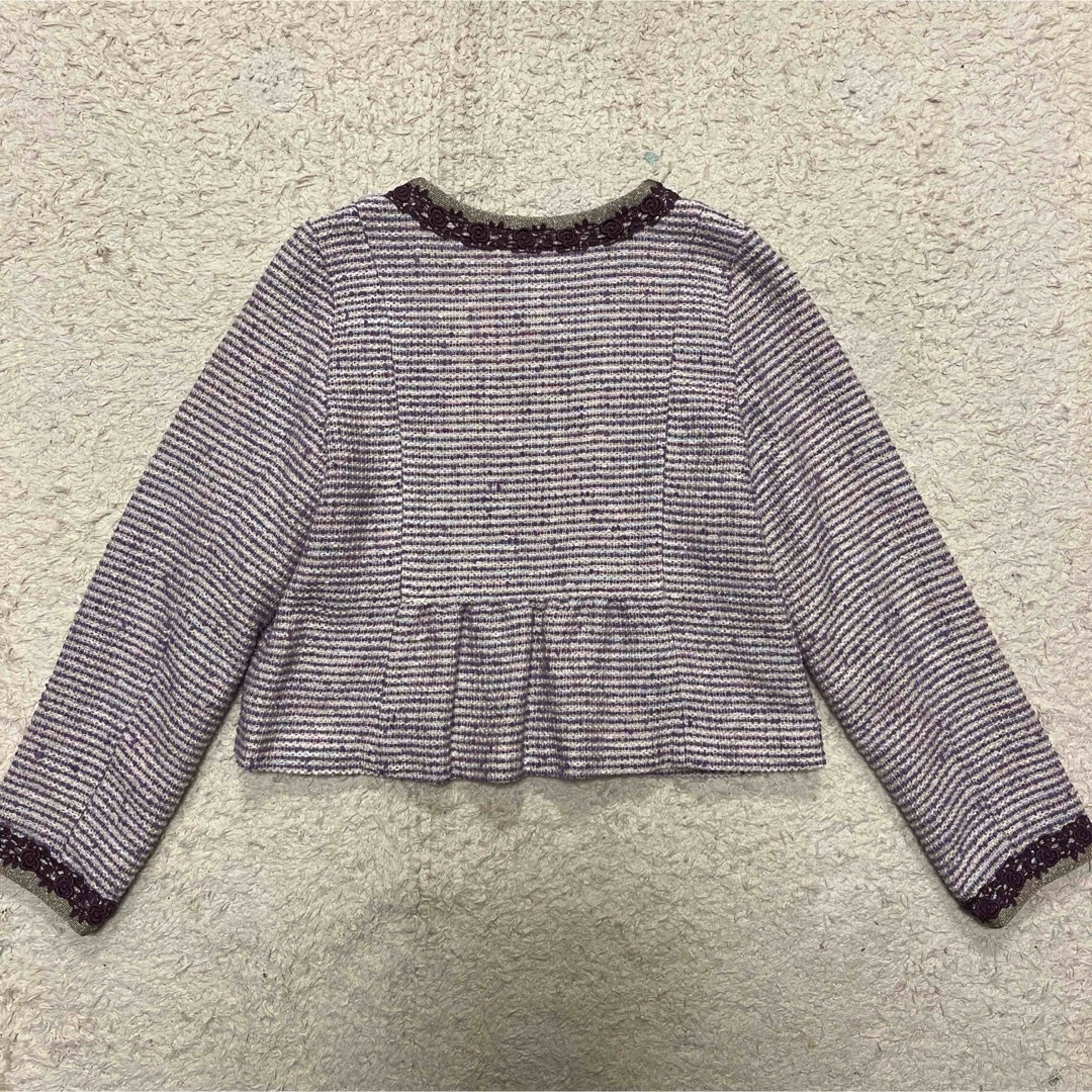 アナスイミニツイードジャケットフォーマル入学式卒園式130
